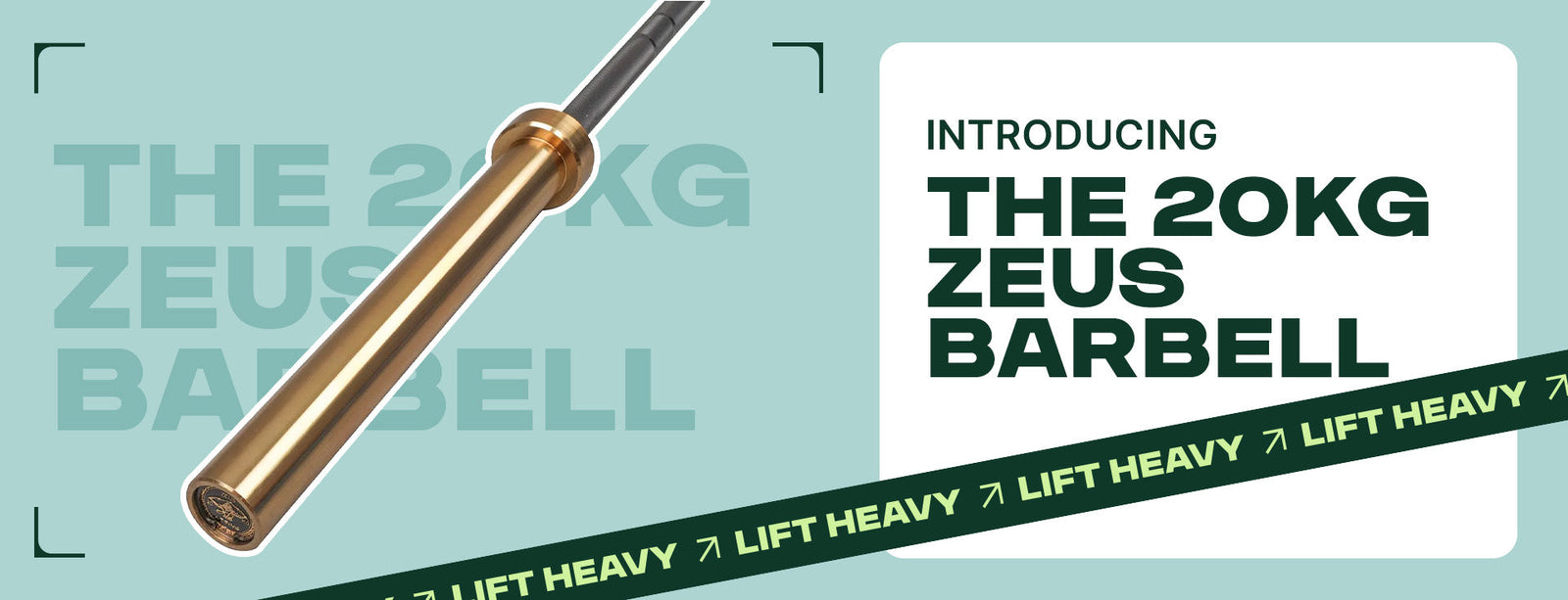 INTRODUCING: THE 20KG ZEUS BARBELL