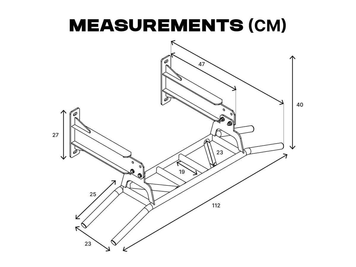 Wall/Ceiling Mount Pull Up Bar