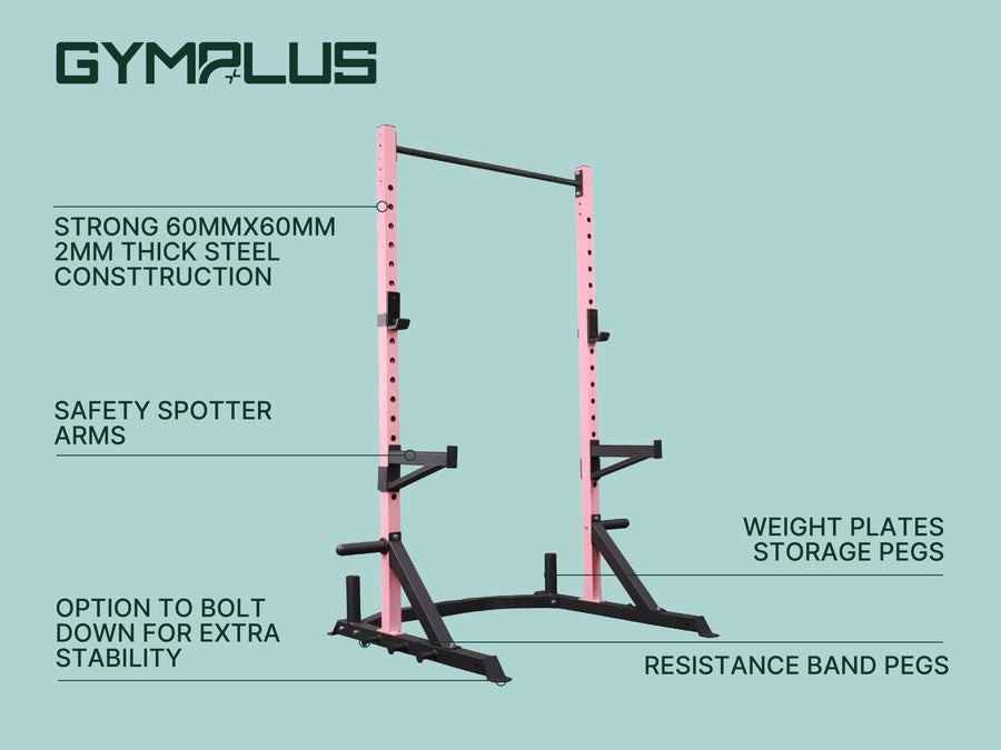 ATTIVO Half Power Rack - HR2100 Pink