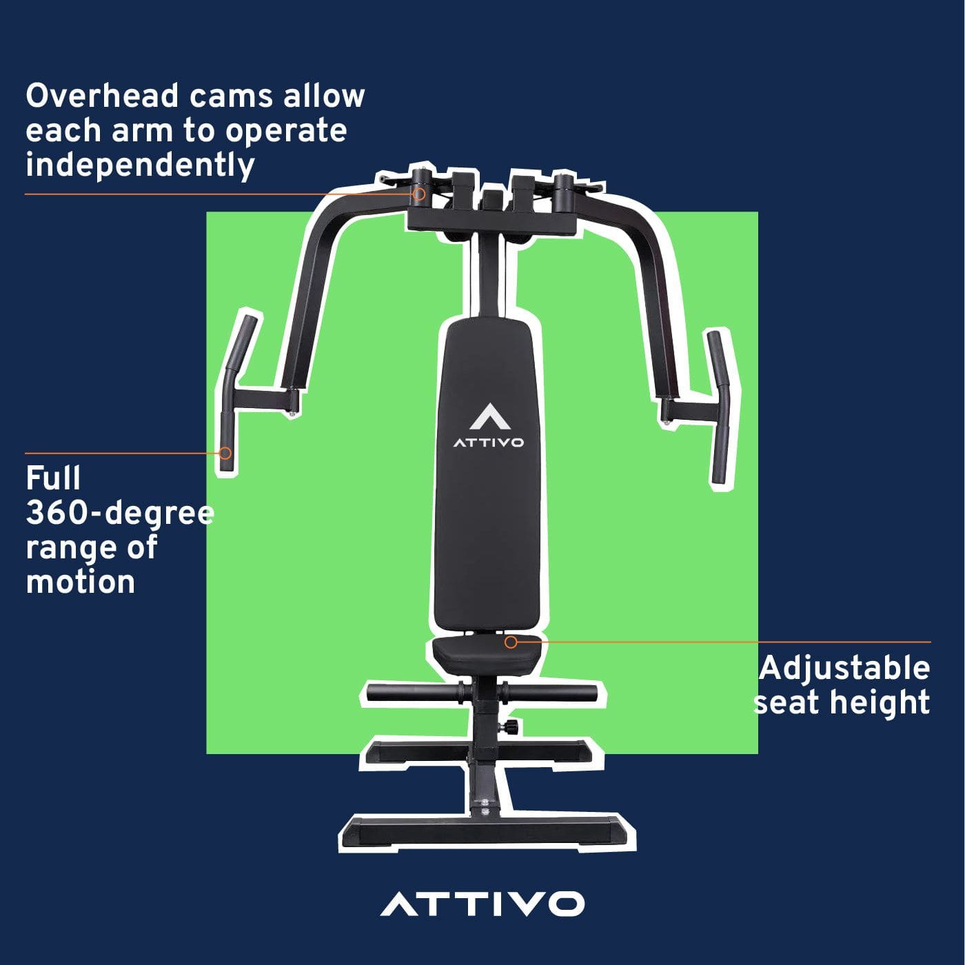 ATTIVO Chest Fly Pec Fly and Reverse Delt
