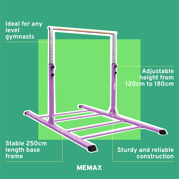 Gym Plus MEMAX Advanced Gymnastics Bar & Mat Set