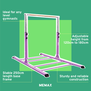 MEMAX Advanced Gymnastics Bar & Mat Set
