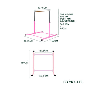 MEMAX Gymnastic Junior Training Bar Set