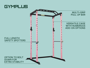 Pink Garage Gym Essentials Package – Complete Setup