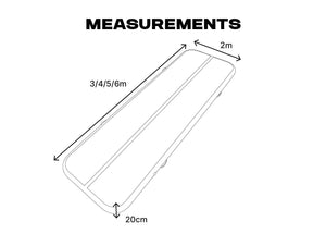 MEMAX Extra-Wide Inflatable Gym Mat - 2M Width