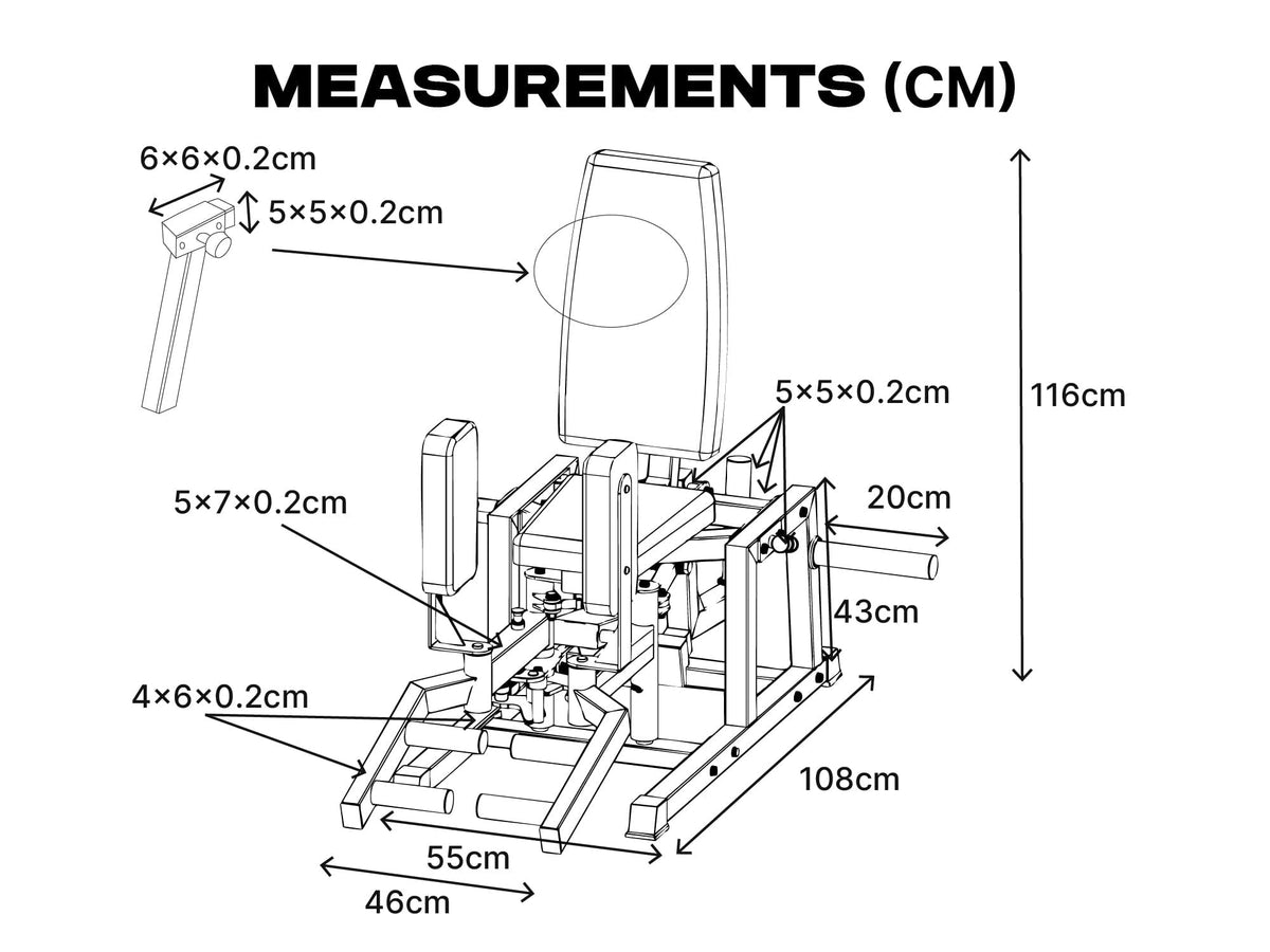 ATTIVO L4 Pro Plate Loaded Hip Adductor & Abductor