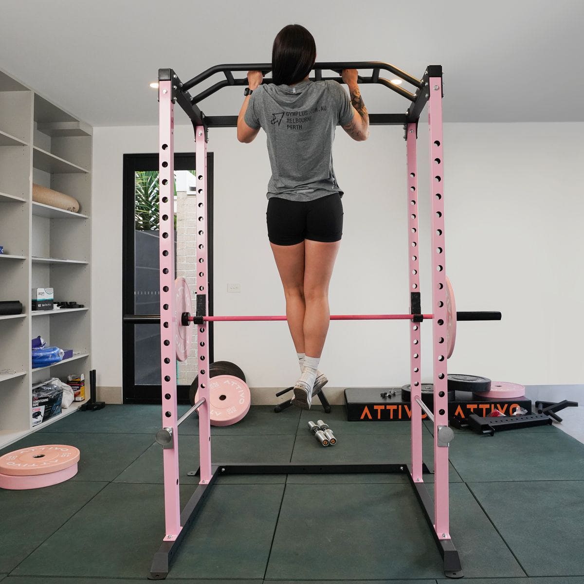 Essential Garage Gym Package - Pink