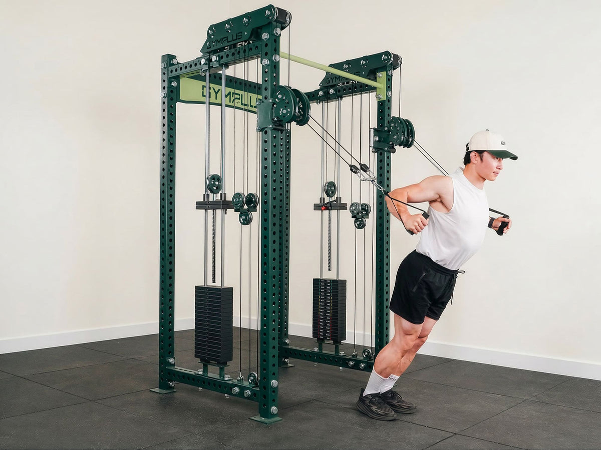 Evolve Power Rack with Dual Pin-loaded Rack Mount Cable System