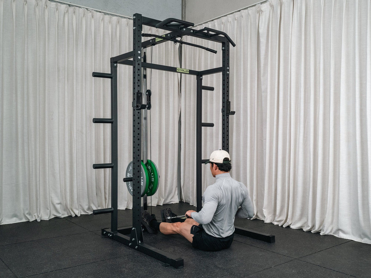 Half Power Rack with Storage and Cable System Option - HR2300