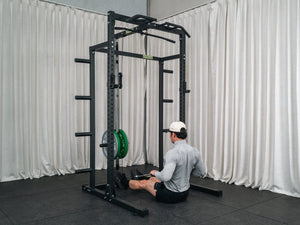 Half Power Rack with Storage and Cable System Option - HR2300