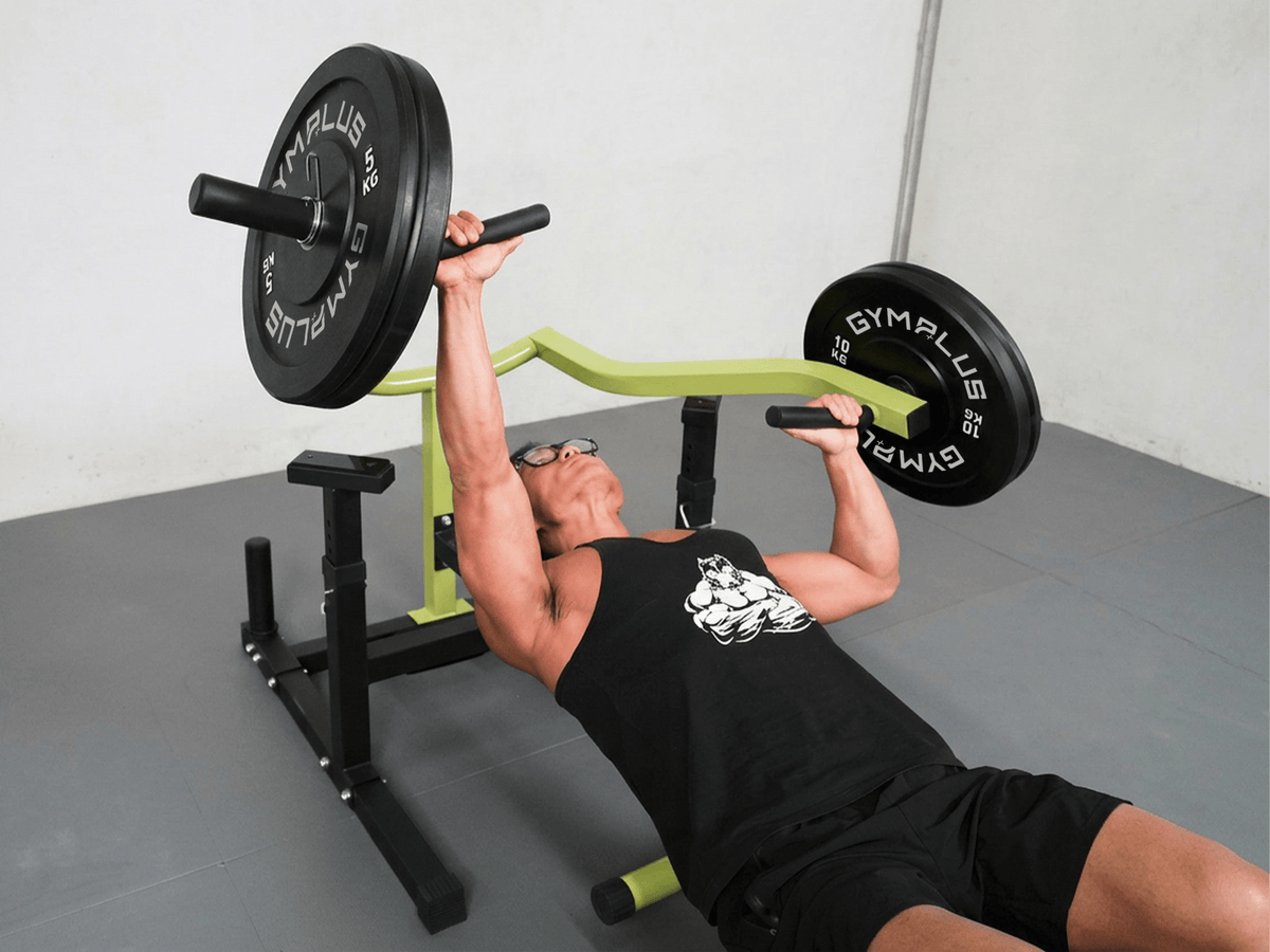 Adjustable Bench Press with Converging Arms