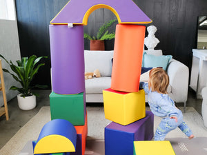 MEMAX Soft Castle Building Blocks - 11 Piece