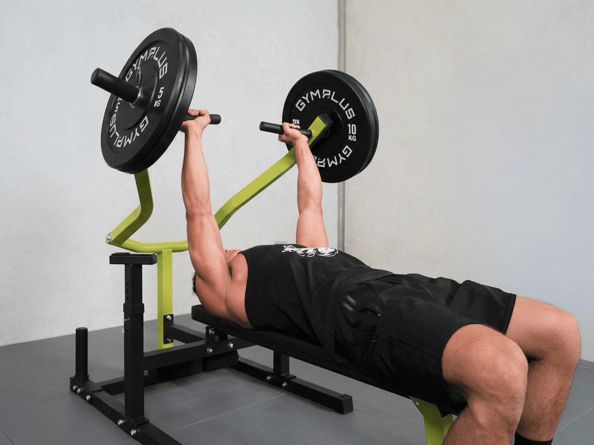 Adjustable Bench Press with Converging Arms