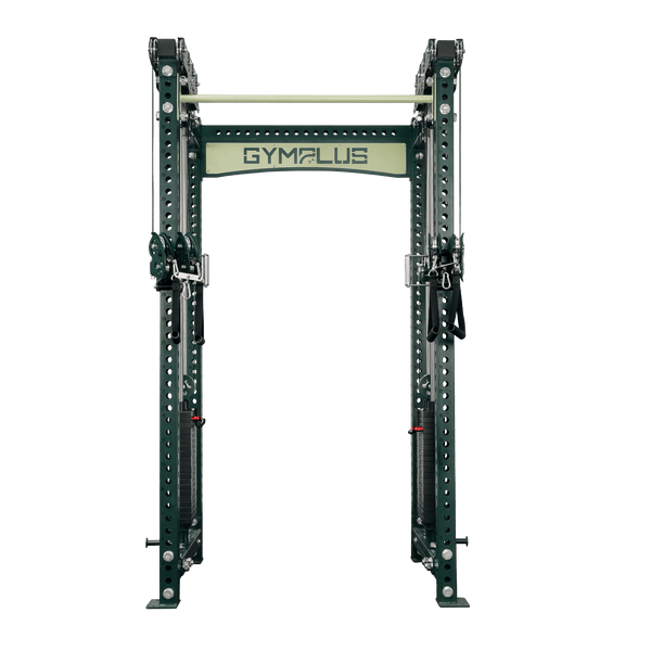 Gym Plus Evolve Power Rack with Dual Pin-loaded Rack Mount Cable System EV-W-2-CABLE