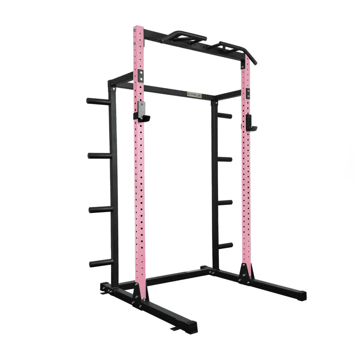 Gym Plus Half Power Rack with Storage and Cable System Option - HR2300 Pink HR2300-PINK+STORAGE