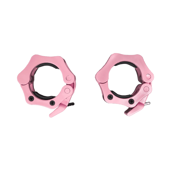 Gym Plus Olympic Barbell Lock Jaw Collars – 50mm Pair GP-COLLAR-PINK
