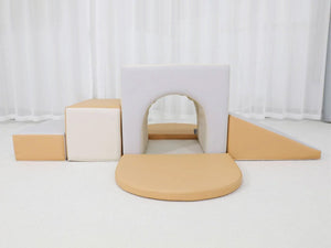 MEMAX Sensory Large Soft Block Indoor Tunnel Maze Climber - 6 Pieces