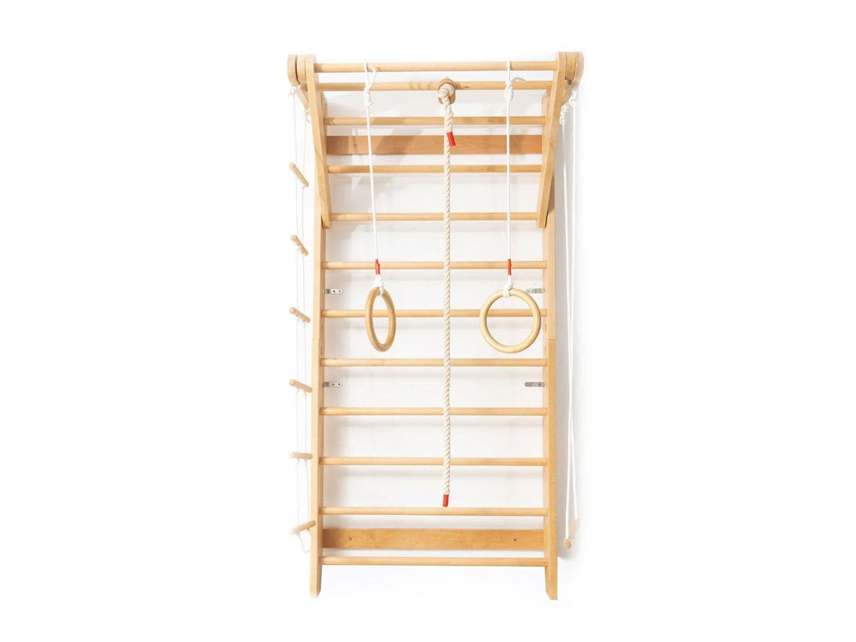 Wooden Swedish Ladder Wall Stall Bar Set