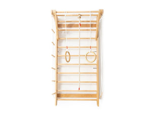 Wooden Swedish Ladder Wall Stall Bar Set