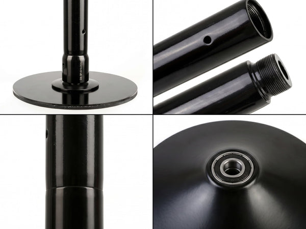 Gym Plus MEMAX Portable Dancing Pole - Static and Spinning - Black DANCEPOLE-BLACK