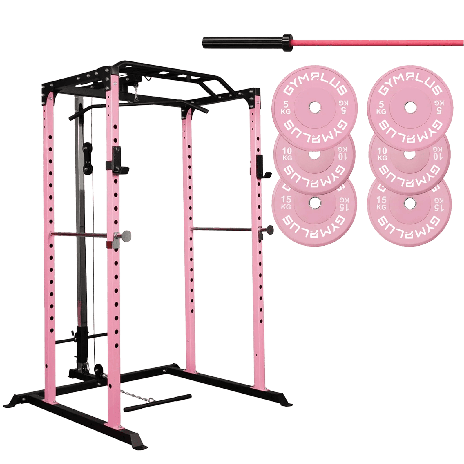 Essential Garage Gym Package - Pink