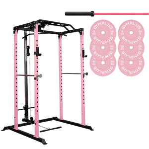Essential Garage Gym Package - Pink