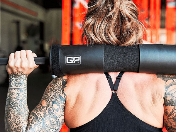 Gym Plus Barbell Pad with Safety Straps GP-ATT-SS