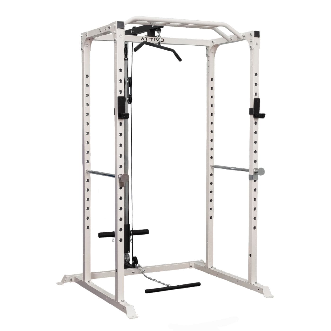 Gym Plus Essential Power Rack - Warrior White (ATTIVO Brand) ZY18-WT-COMBO-VERSION1