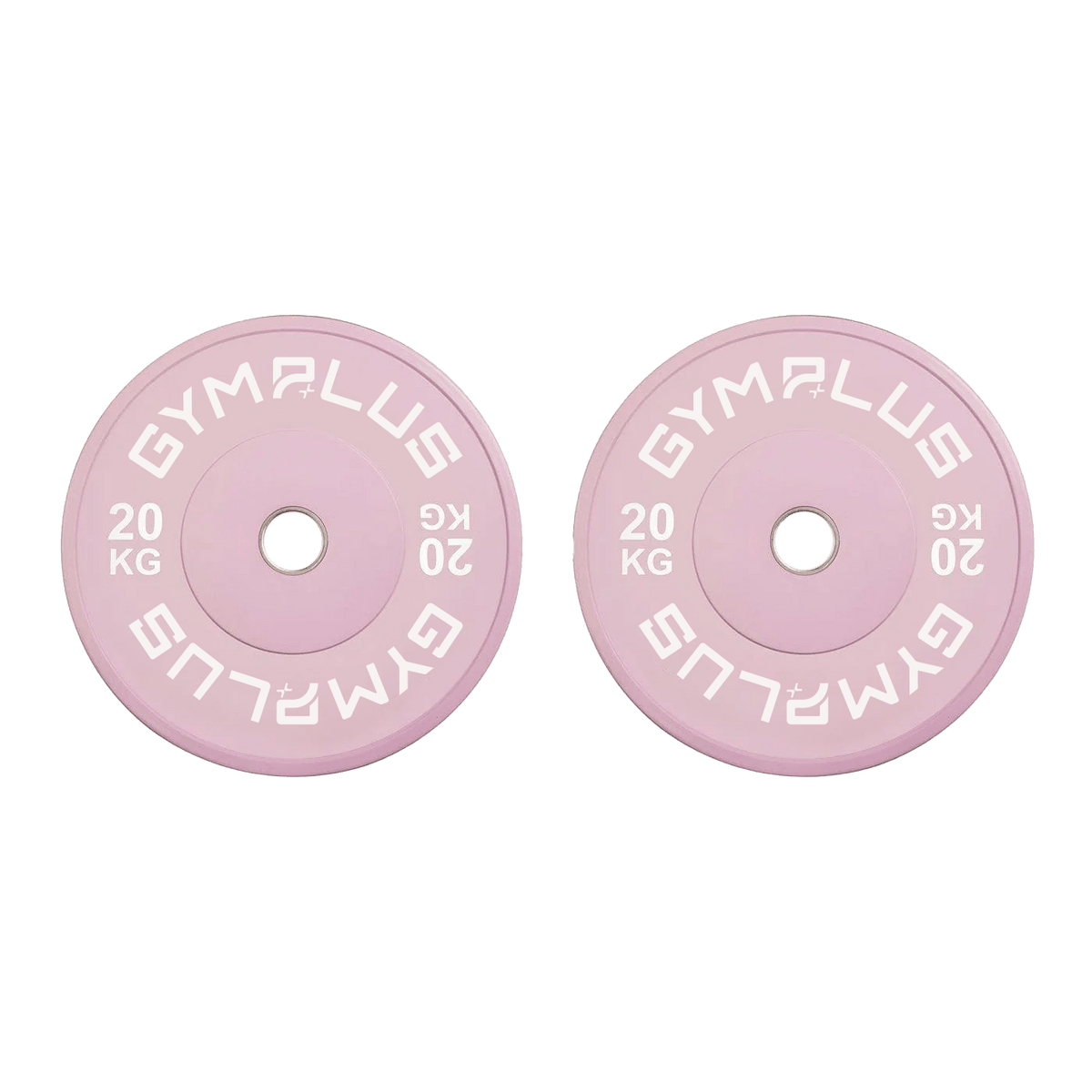 Pink Olympic Rubber Bumper Plates 5/10/15/20kg (Pairs)