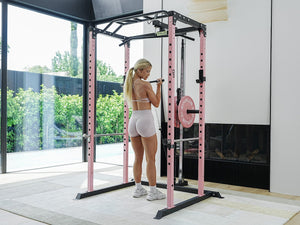 Pink Garage Gym Essentials Package – Complete Setup
