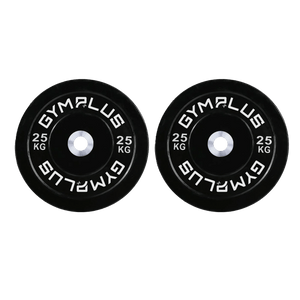 Black Olympic Rubber Bumper Weight Plates 5/10/15/20/25kg