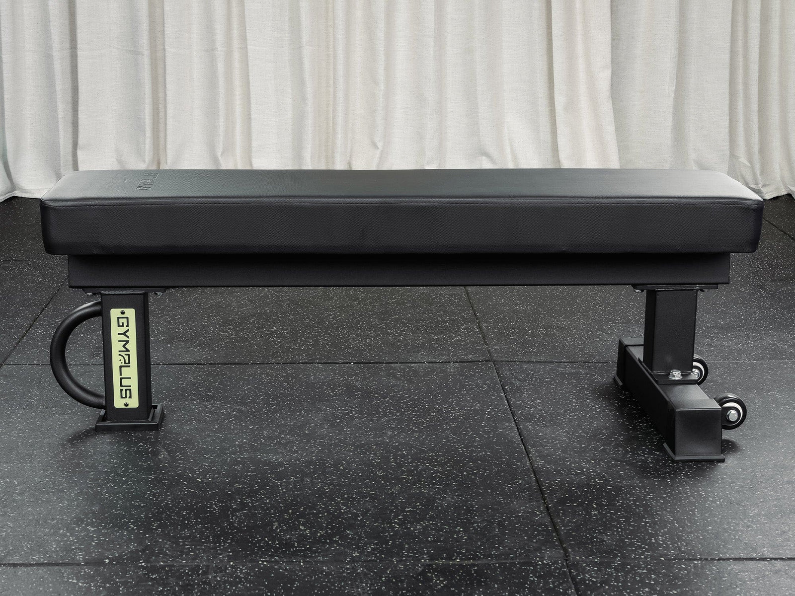 Gym Plus Competition Flat Bench with Wide Pad Option