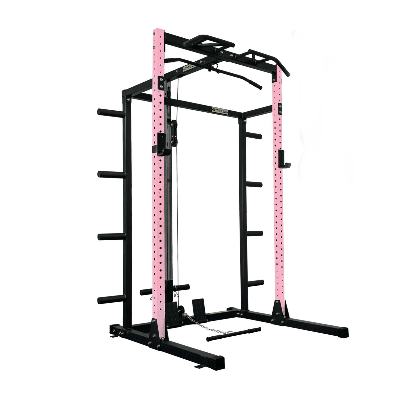 Half Power Rack with Storage and Cable System Option - HR2300 Pink