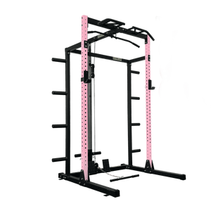 Half Power Rack with Storage and Cable System Option - HR2300 Pink