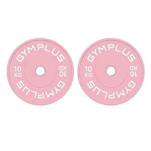 Pink Olympic Rubber Bumper Plates 5/10/15/20kg (Pairs)