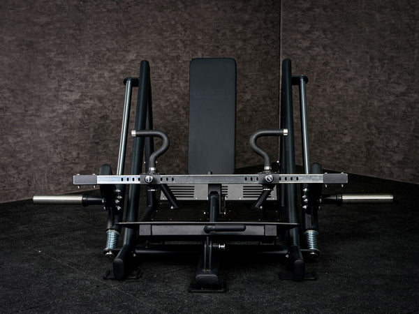 Gym Plus Dual-Position Linear Row Machine LRM-DUAL front view