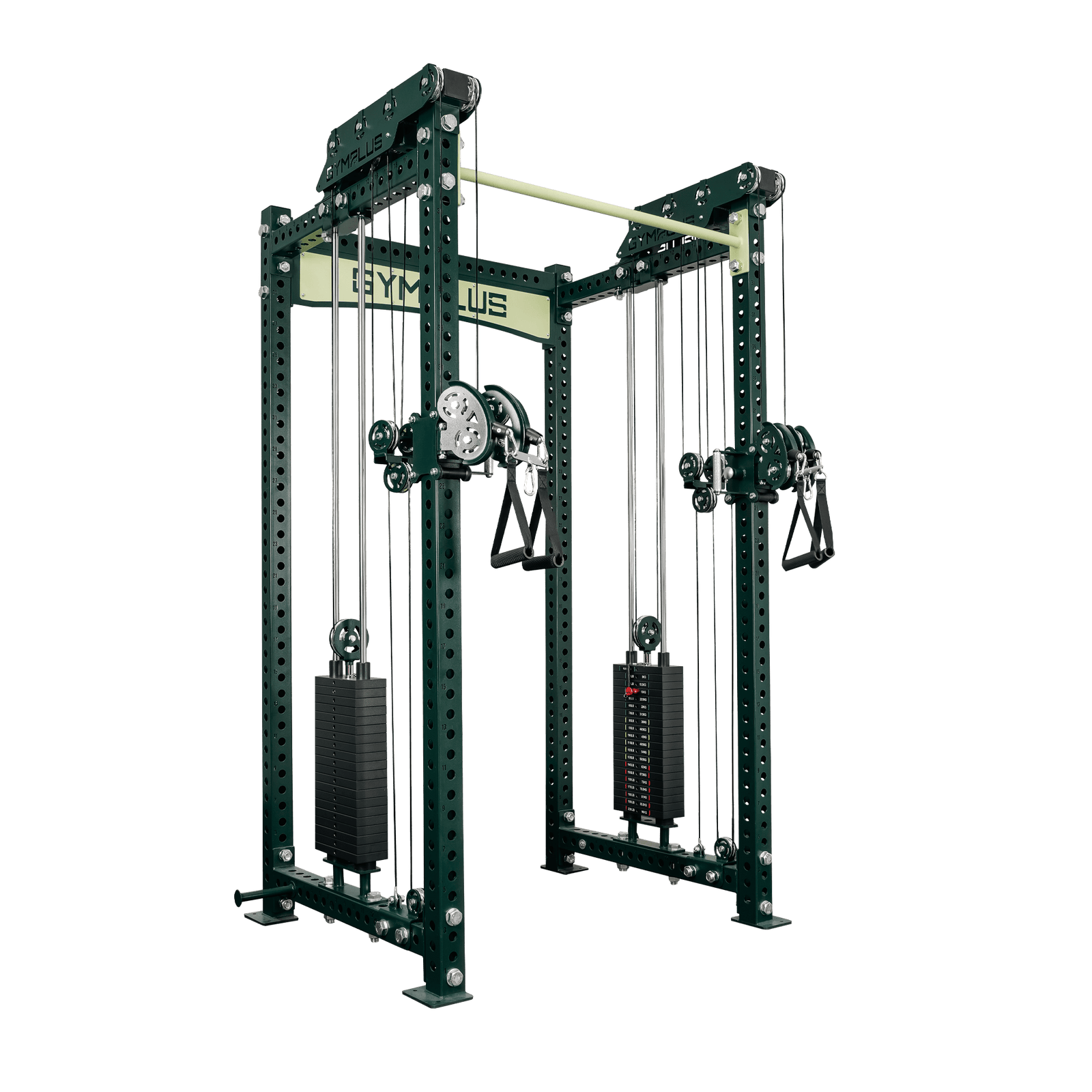 Evolve Power Rack with Dual Pin-loaded Rack Mount Cable System