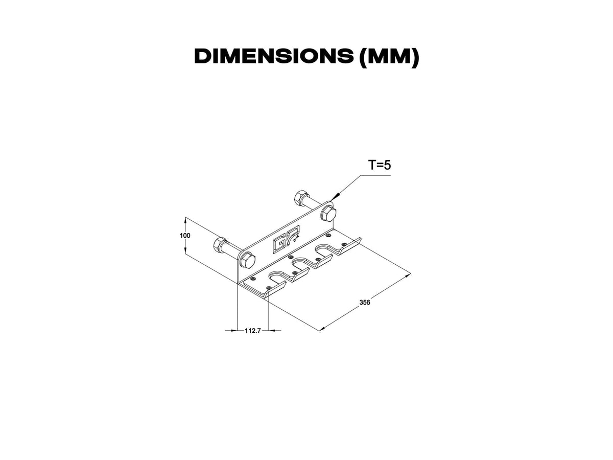 EVOLVE Triple Barbell Holder