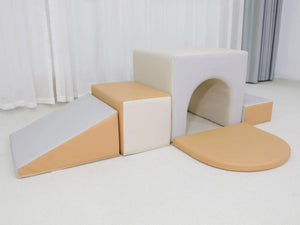 MEMAX Sensory Large Soft Block Indoor Tunnel Maze Climber - 6 Pieces