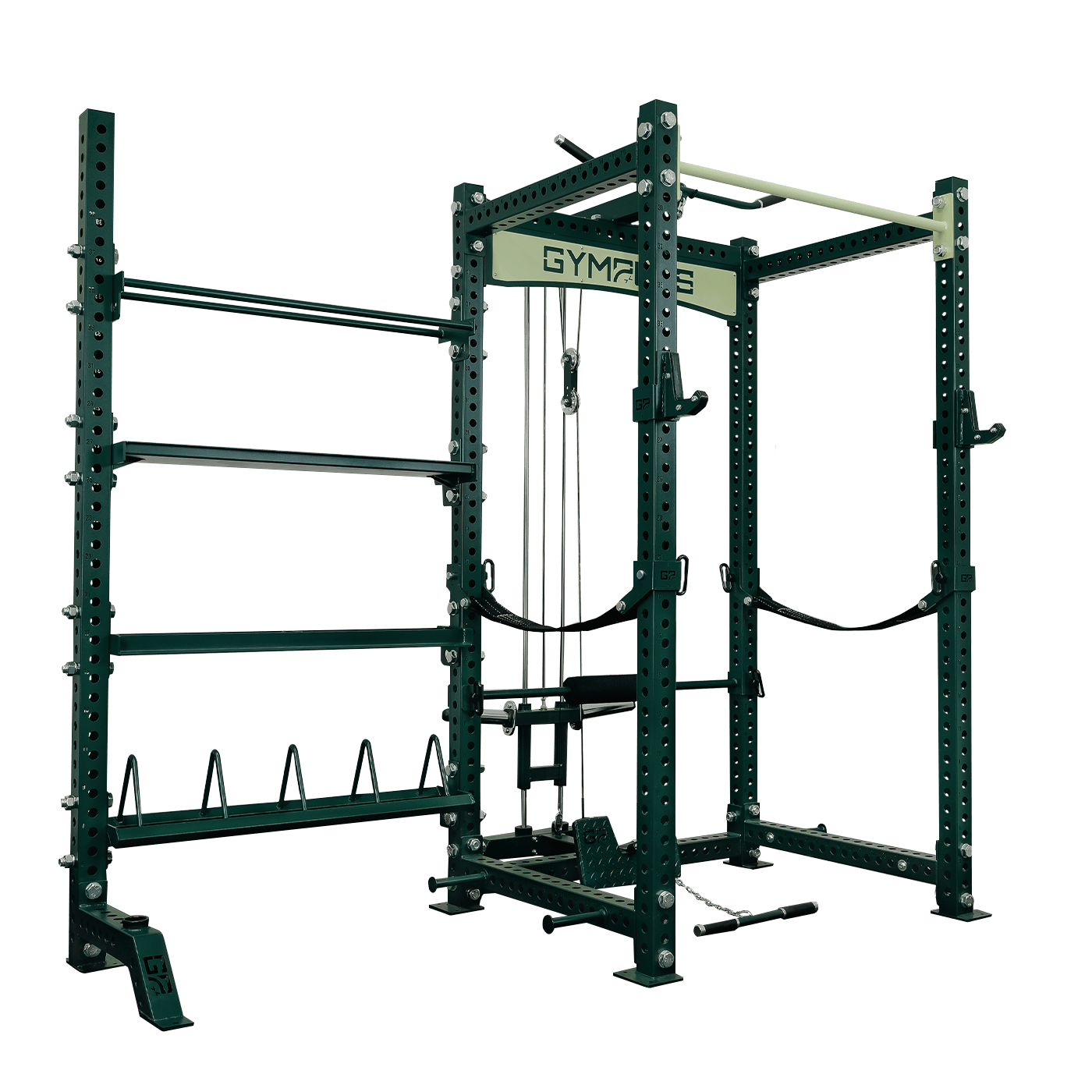 Evolve Power Rack with Lat Pulldown and Storage System