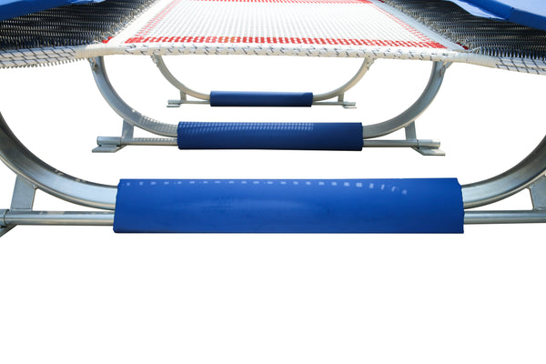 Gym Plus MEMAX Pro Double Mini Trampoline - with Roller Stand PRO-TRAMP-DOUBLE