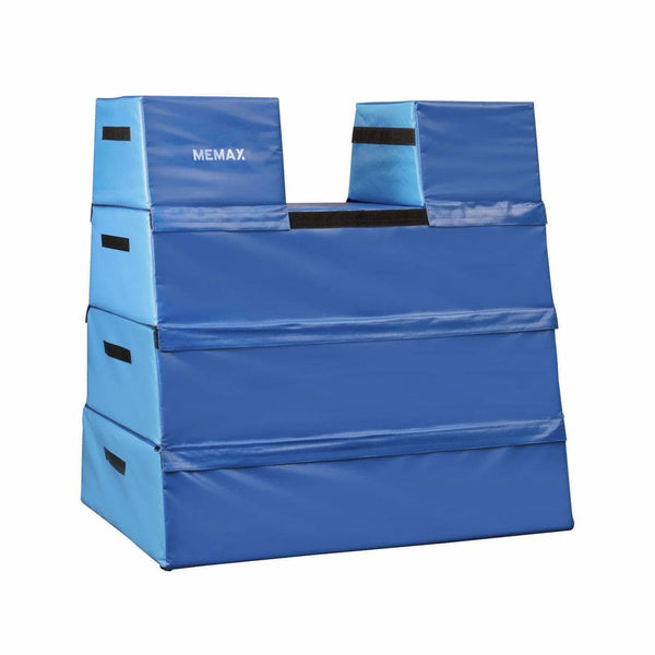 Gym Plus MEMAX Trapezoid Foam Vault Box - 3 Piece Top (120cm Height) TF-B