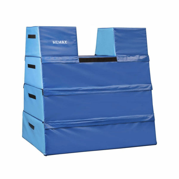 Gym Plus MEMAX Trapezoid Foam Vault Box - 3 Piece Top (120cm Height) TF-B