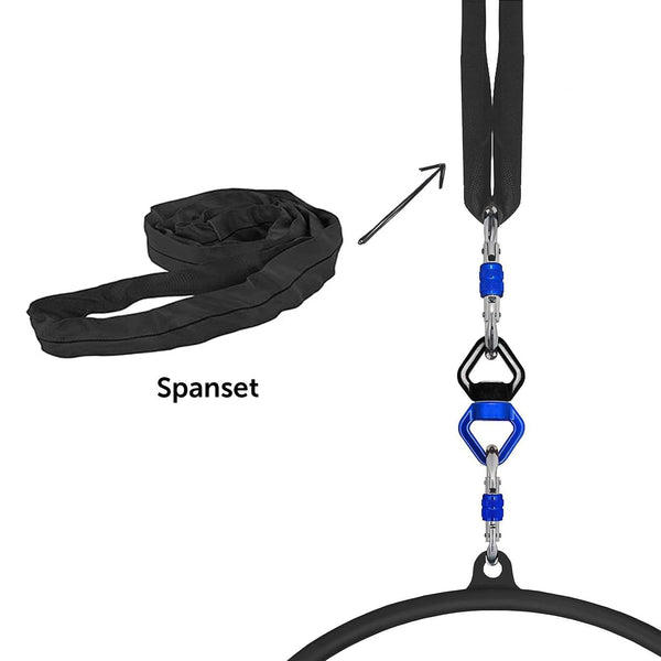 Gym Plus Spanset Round Slings for Aerial Lyra Hoop Rig