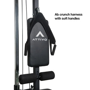 ATTIVO Lat Pull Down & Seated Row Cable Machine 1192