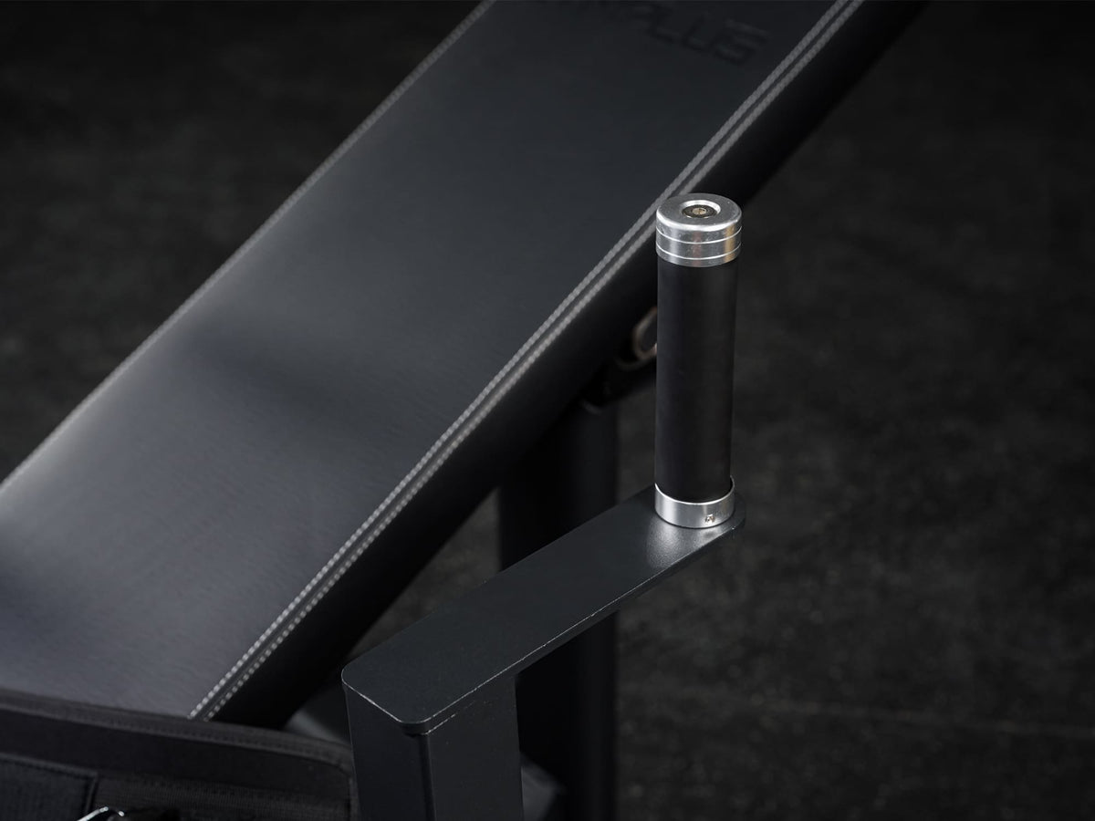 Gym Plus Hip Thrust Machine - Plate Loaded BELT-HT-01 close up of handle