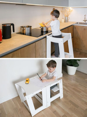 2 In 1 Kids Learning Tower & Step Stool