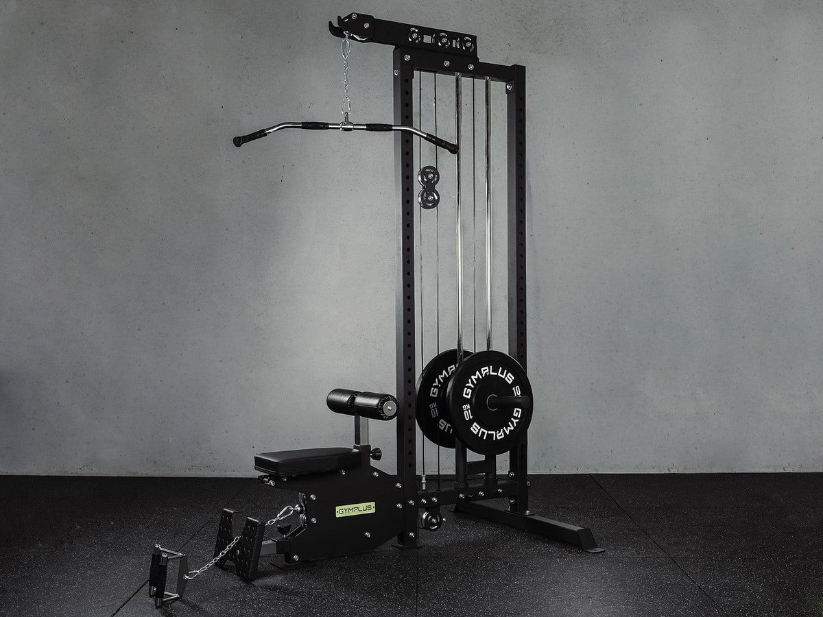 Lat Pulldown Low Row Machine with Aluminium Pulley Wheels - L4 Pro Series