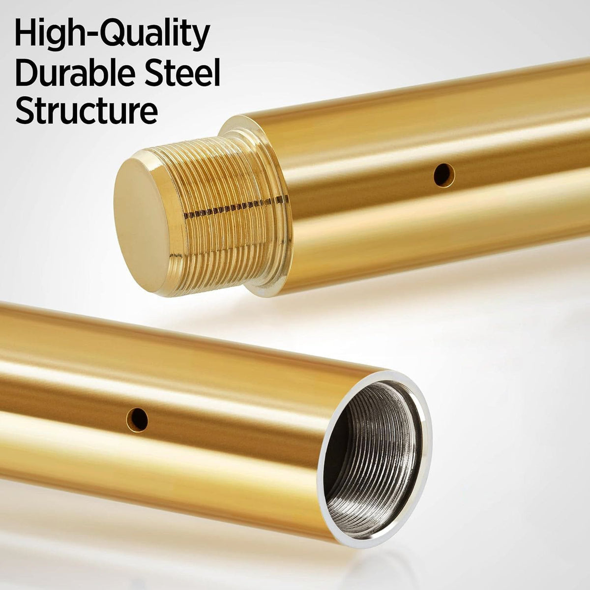 MEMAX Portable Dancing Pole - Static and Spinning - Gold