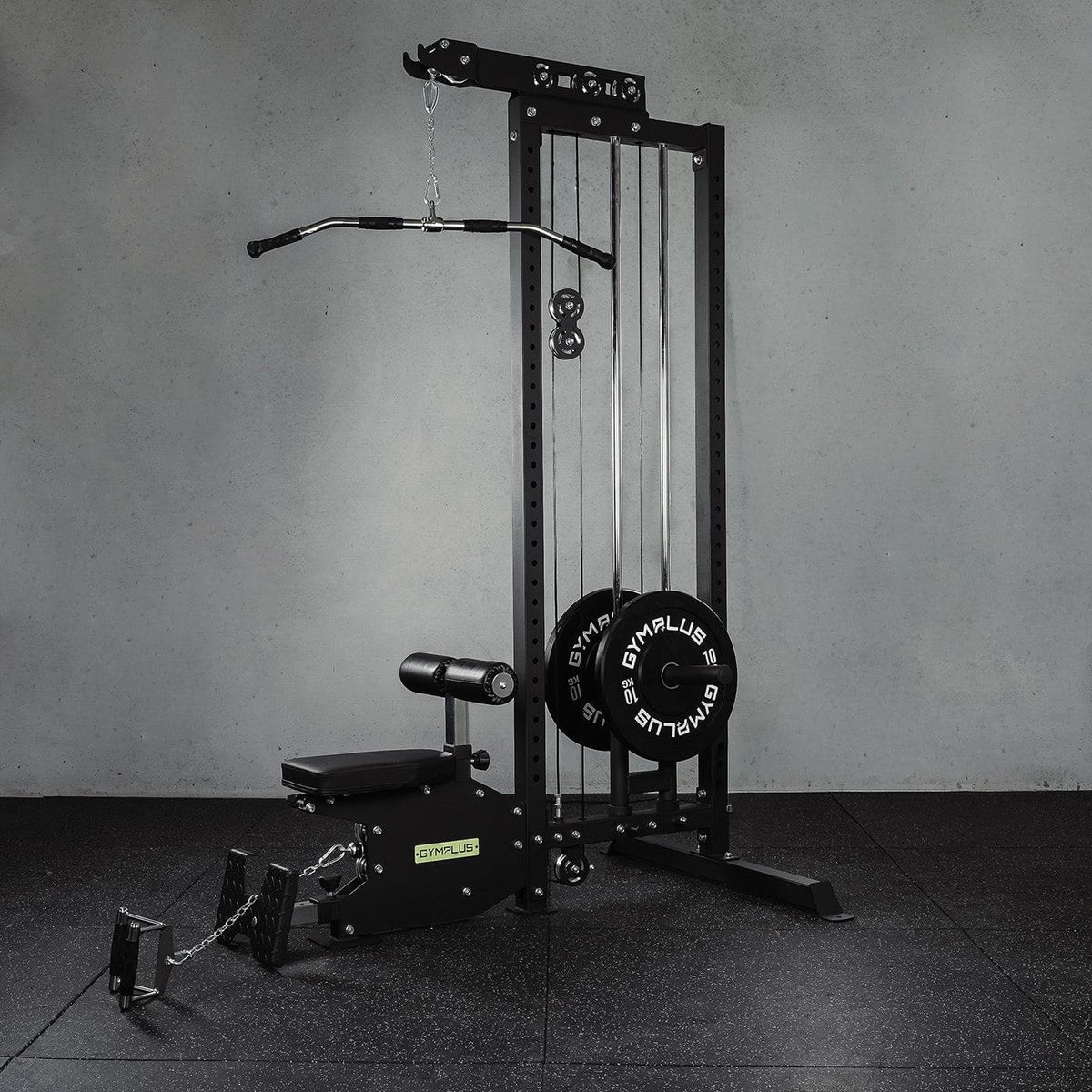 Lat Pulldown Low Row Machine with Aluminium Pulley Wheels - L4 Pro Series